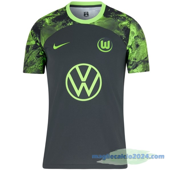 Thailandia Seconda Maglia Wolfsburgo 2023 2024 Verde Poco Prezzo