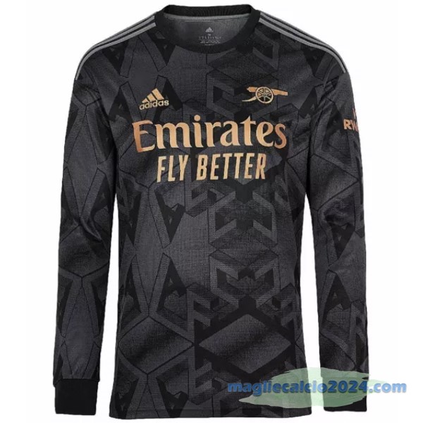 Thailandia Seconda Manica lunga Arsenal 2022 2023 Nero Poco Prezzo