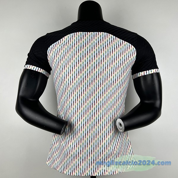 Thailandia Speciale Giocatori Maglia Arsenal 2023 2024 Bianco Nero Poco Prezzo
