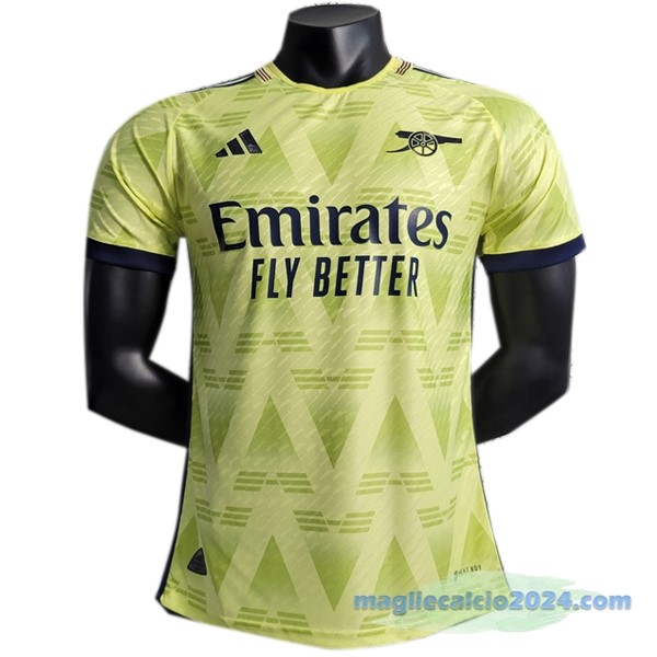 Thailandia Speciale Giocatori Maglia Arsenal 2023 2024 Giallo Poco Prezzo