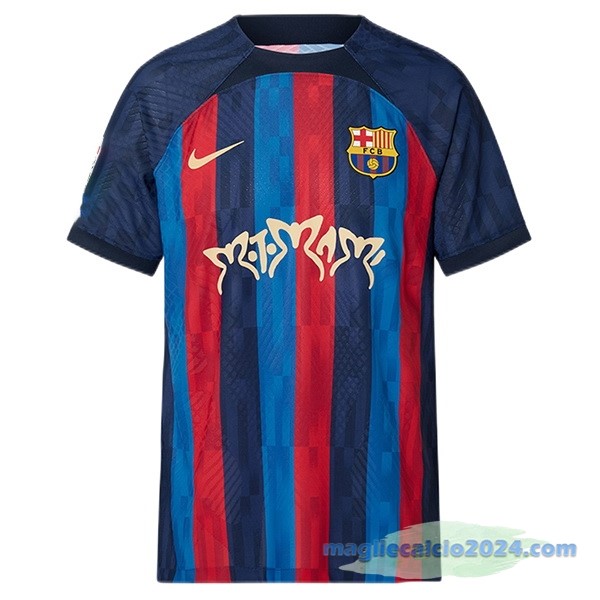 Thailandia Speciale Giocatori Maglia Barcelona 2023 2024 Azul Rosso Poco Prezzo