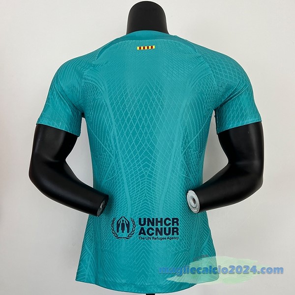 Thailandia Speciale Giocatori Maglia Barcelona 2023 2024 Azul Verde Poco Prezzo