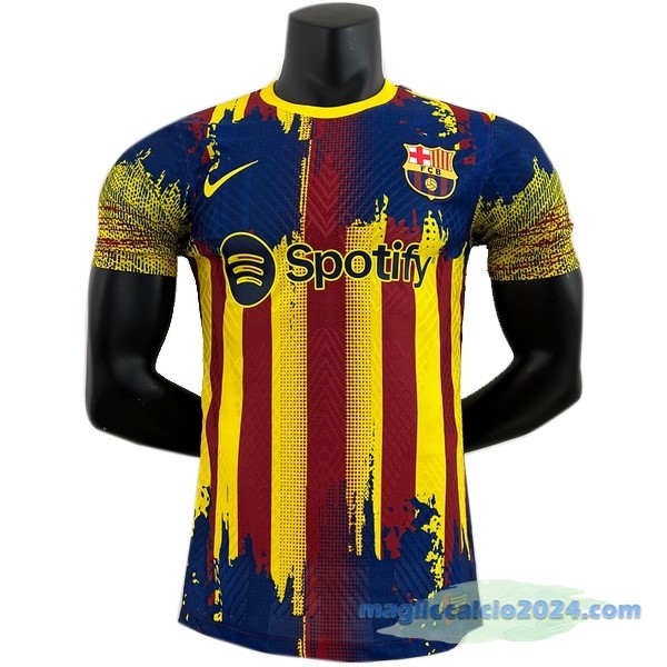 Thailandia Speciale Giocatori Maglia Barcelona 2023 2024 Giallo Poco Prezzo