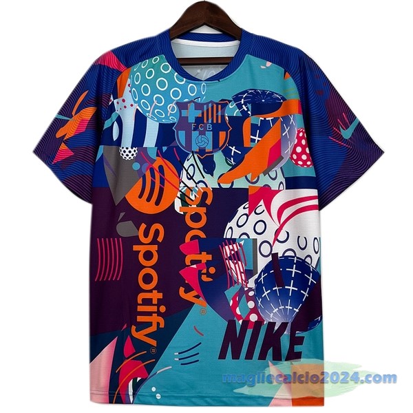 Thailandia Speciale Giocatori Maglia Barcelona 2023 2024 Verde Azul Poco Prezzo
