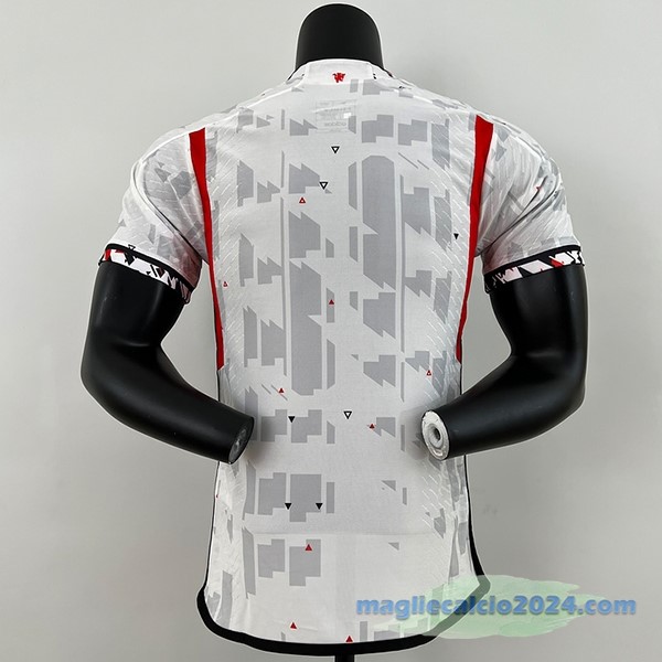 Thailandia Speciale Giocatori Maglia Manchester United 2023 2024 Bianco Poco Prezzo