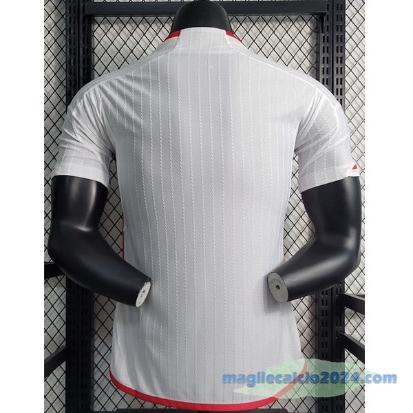Thailandia Speciale Giocatori Maglia Manchester United 2023 2024 Bianco Rosso Poco Prezzo