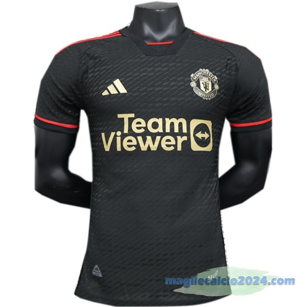 Thailandia Speciale Giocatori Maglia Manchester United 2023 2024 I Nero Poco Prezzo