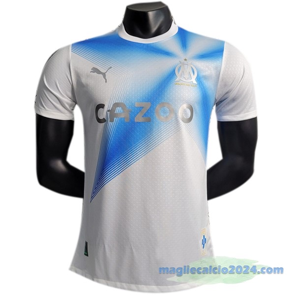 Thailandia Speciale Giocatori Maglia Marsella 2023 2024 Bianco Azul Poco Prezzo