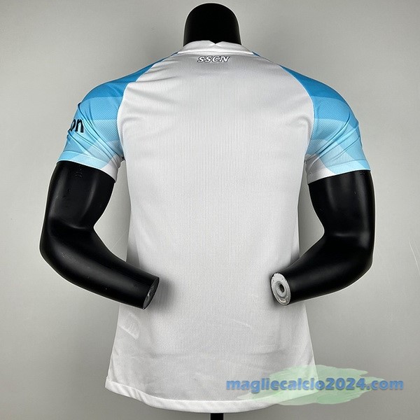Thailandia Speciale Giocatori Maglia Napoli 2023 2024 Bianco I Azul Poco Prezzo