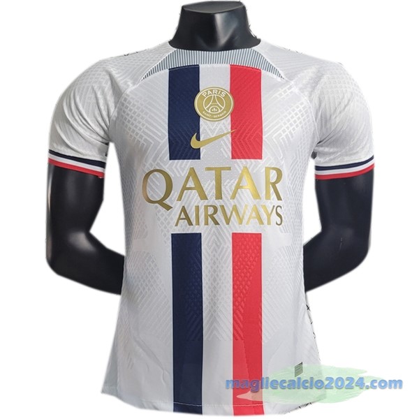 Thailandia Speciale Giocatori Maglia Paris Saint Germain 2023 2024 Bianco I Rosso Poco Prezzo
