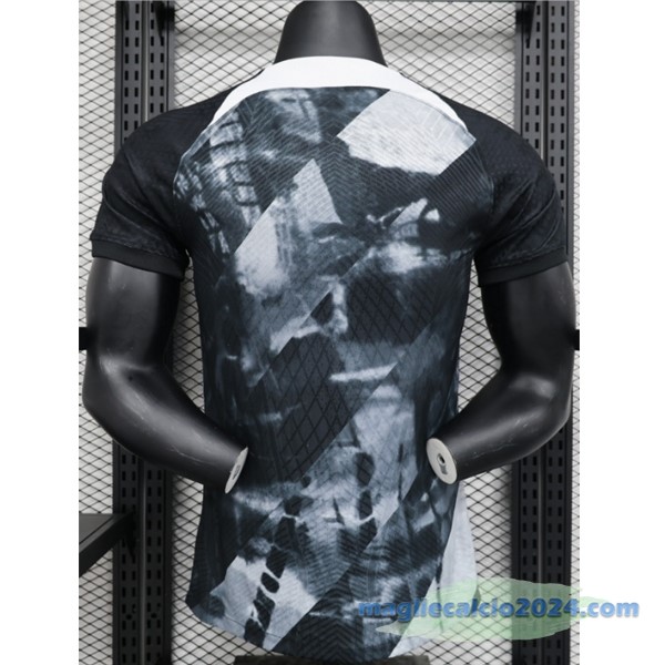 Thailandia Speciale Giocatori Maglia Paris Saint Germain 2023 2024 Grigio Nero Poco Prezzo