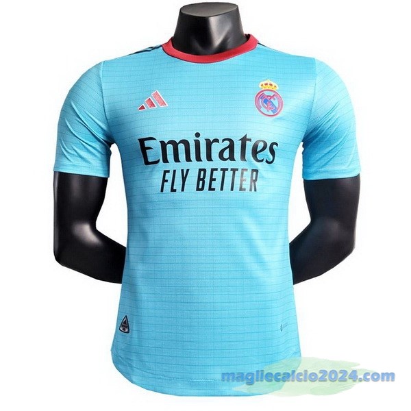 Thailandia Speciale Giocatori Maglia Real Madrid 2023 2024 Azul Poco Prezzo