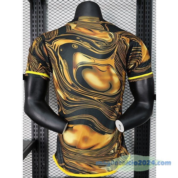 Thailandia Speciale Giocatori Maglia Real Madrid 2023 2024 Giallo Poco Prezzo