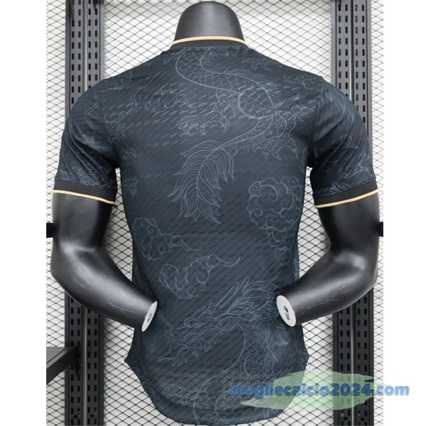 Thailandia Speciale Giocatori Maglia Real Madrid 2023 2024 Nero I Giallo Poco Prezzo