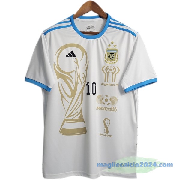 Thailandia Speciale Maglia Argentina 2022 Bianco Poco Prezzo