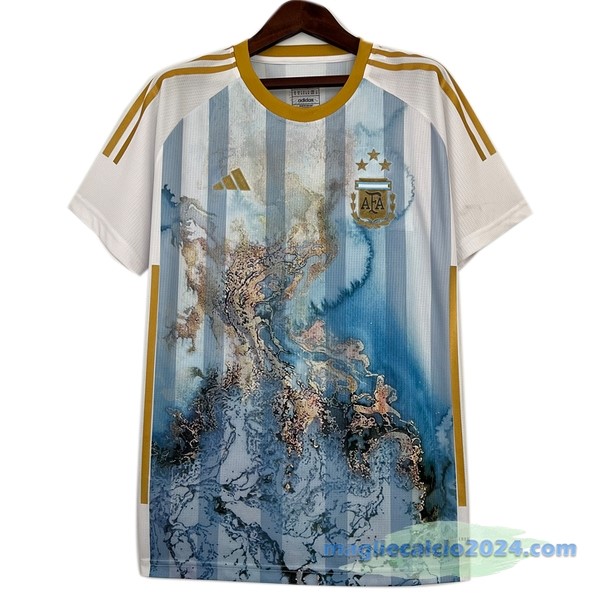 Thailandia Speciale Maglia Argentina 2023 Azul Giallo Poco Prezzo