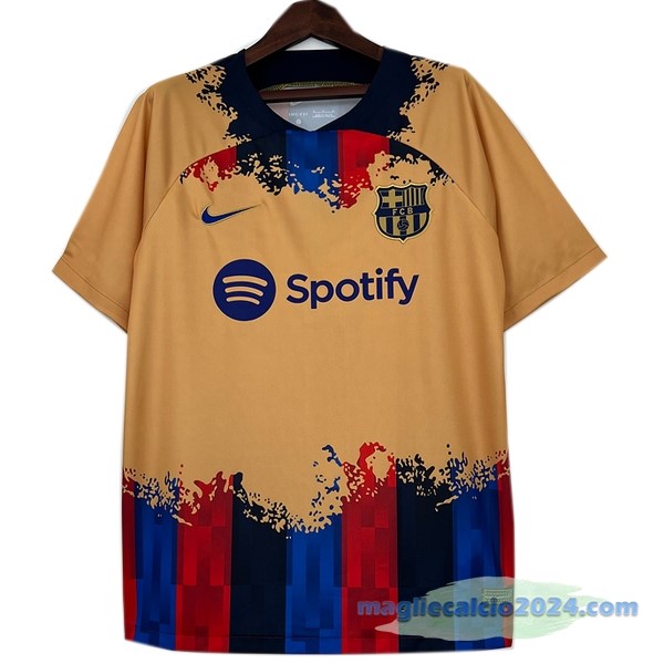 Thailandia Speciale Maglia Barcelona 2023 2024 Giallo Poco Prezzo