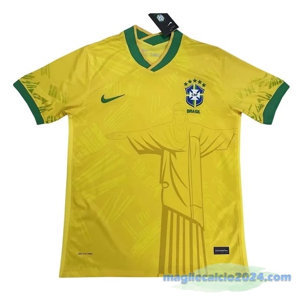 Thailandia Speciale Maglia Brasile 2022 Giallo Poco Prezzo