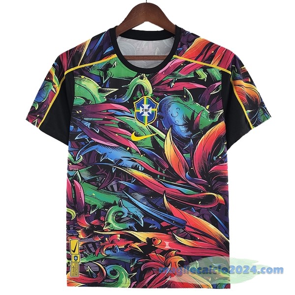 Thailandia Speciale Maglia Brasile 2022 Rosso Verde Poco Prezzo