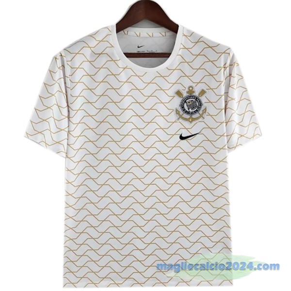 Thailandia Speciale Maglia Corinthians Paulista 2022 2023 Bianco Giallo Poco Prezzo