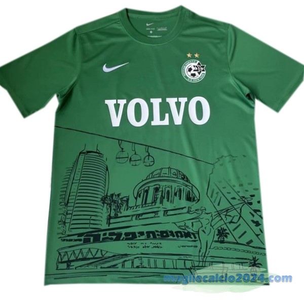 Thailandia Speciale Maglia Maccabi Haifa 2022 2023 Verde Poco Prezzo