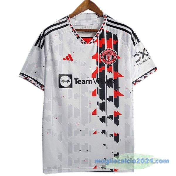 Thailandia Speciale Maglia Manchester United 2023 2024 Bianco Poco Prezzo