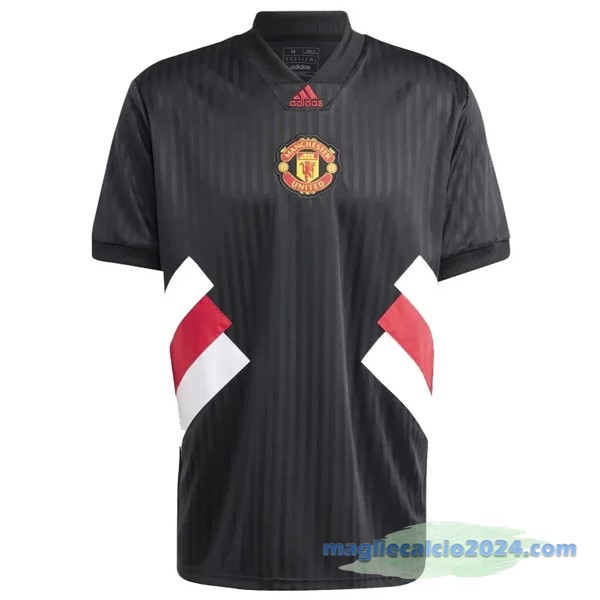 Thailandia Speciale Maglia Manchester United 2023 2024 Nero Bianco Poco Prezzo