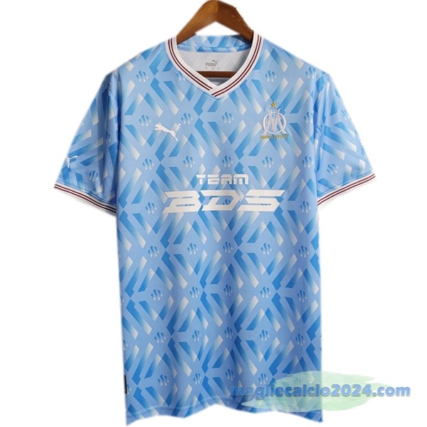 Thailandia Speciale Maglia Marsella 2023 2024 Azul Poco Prezzo
