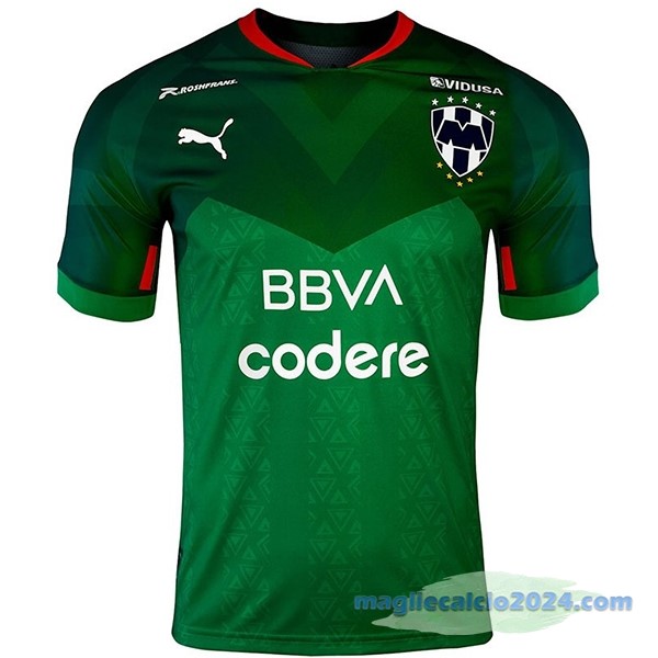 Thailandia Speciale Maglia Monterrey 2022 2023 Verde Poco Prezzo