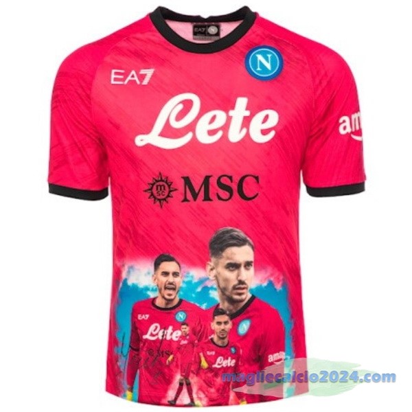 Thailandia Speciale Maglia Napoli 2023 2024 I Rosso Poco Prezzo