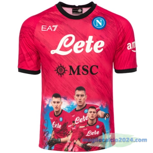 Thailandia Speciale Maglia Napoli 2023 2024 Rosso Poco Prezzo