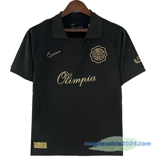 Thailandia Speciale Maglia Olimpia 2022 2023 Nero Poco Prezzo