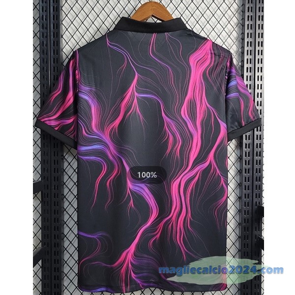Thailandia Speciale Maglia Paris Saint Germain 2023 2024 Purpureo Nero Poco Prezzo