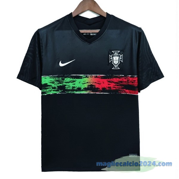 Thailandia Speciale Maglia Portogallo 2022 Nero Poco Prezzo