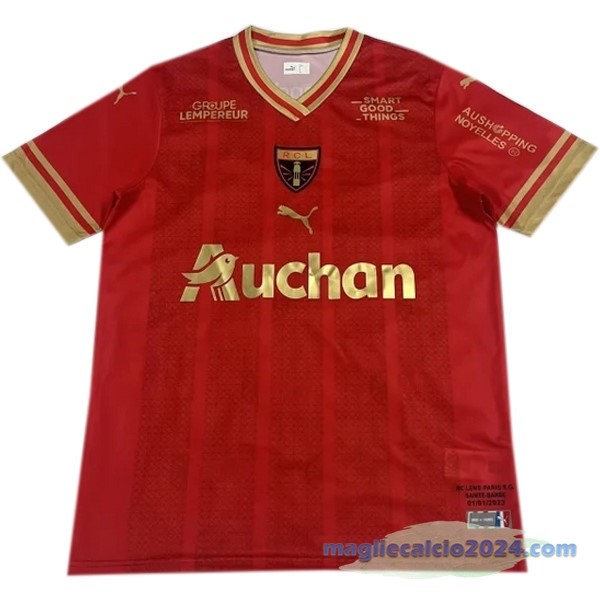 Thailandia Speciale Maglia RC Lens 2022 2023 Rosso Poco Prezzo