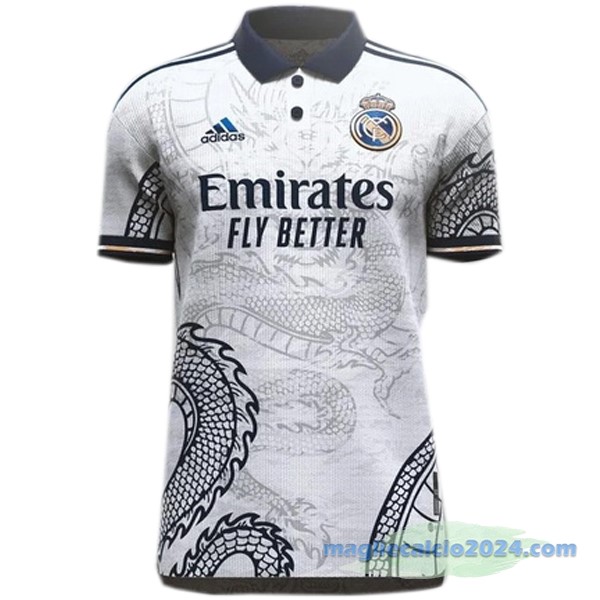 Thailandia Speciale Maglia Real Madrid 2022 2023 Bianco Poco Prezzo