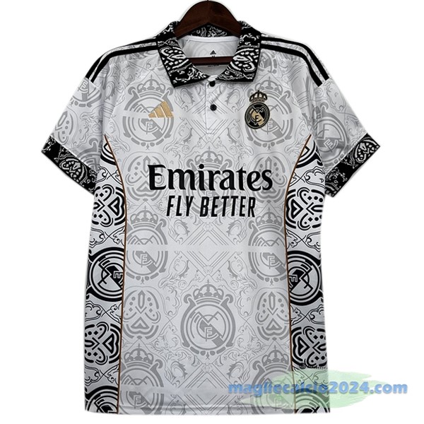 Thailandia Speciale Maglia Real Madrid 2023 2024 Bianco Poco Prezzo