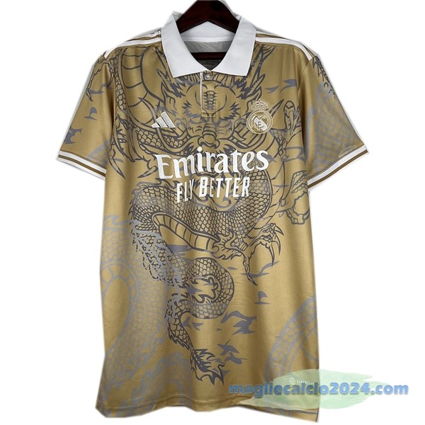 Thailandia Speciale Maglia Real Madrid 2023 2024 Giallo Poco Prezzo