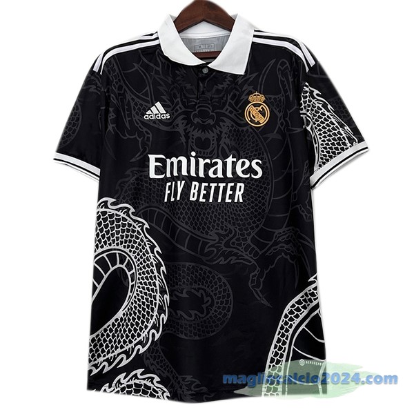 Thailandia Speciale Maglia Real Madrid 2023 2024 Nero Poco Prezzo