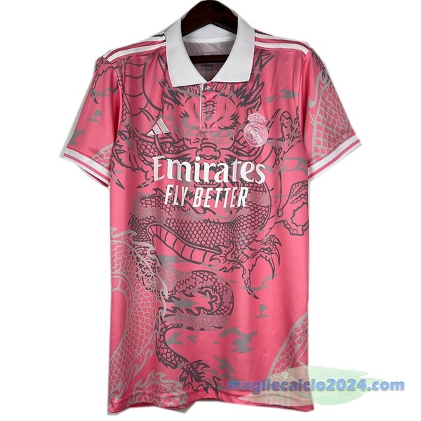 Thailandia Speciale Maglia Real Madrid 2023 2024 Rosa Bianco Poco Prezzo