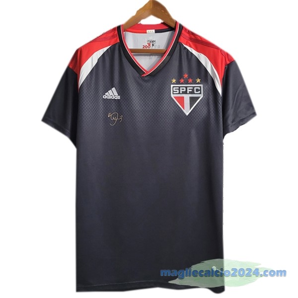 Thailandia Speciale Maglia São Paulo 2023 2024 Nero Poco Prezzo
