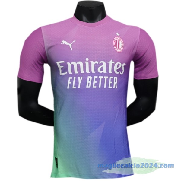 Thailandia Terza Giocatori Maglia AC Milan 2023 2024 Rosa Poco Prezzo