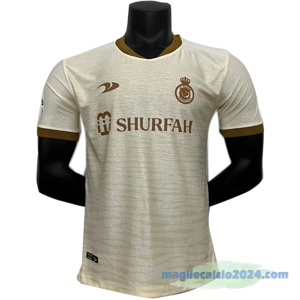 Thailandia Terza Giocatori Maglia Al Nassr 2022 2023 Bianco Poco Prezzo