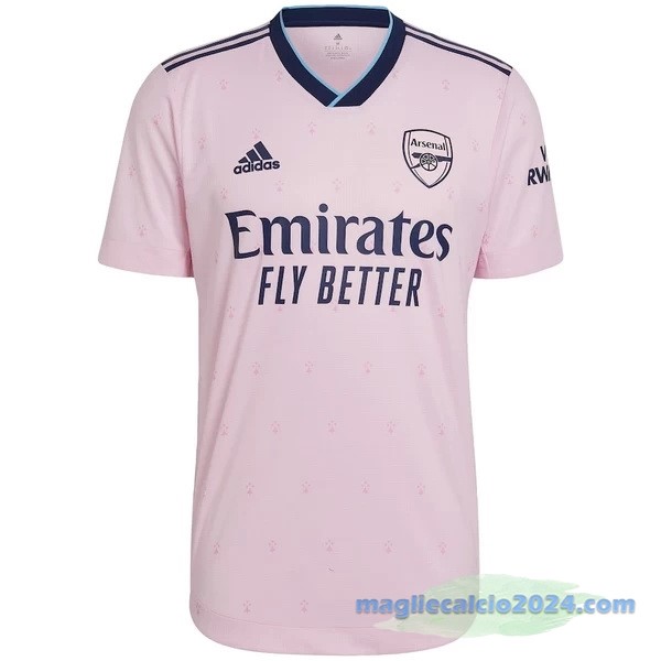 Thailandia Terza Giocatori Maglia Arsenal 2022 2023 Rosa Poco Prezzo