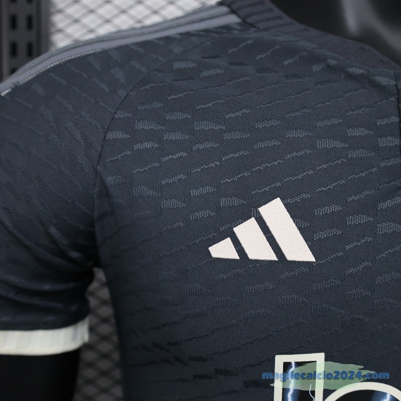Thailandia Terza Giocatori Maglia Juventus 2023 2024 Grigio Nero Poco Prezzo