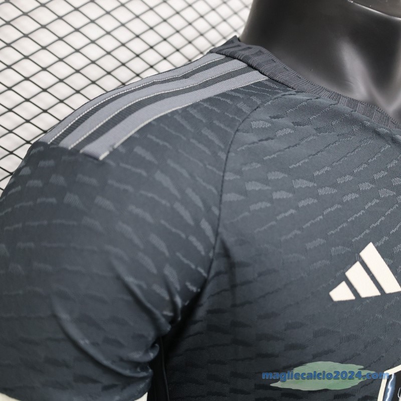 Thailandia Terza Giocatori Maglia Juventus 2023 2024 Grigio Nero Poco Prezzo