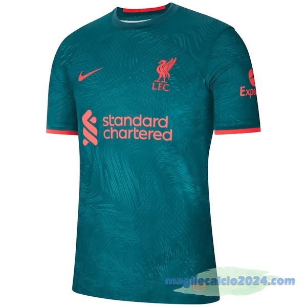Thailandia Terza Giocatori Maglia Liverpool 2022 2023 Verde Poco Prezzo