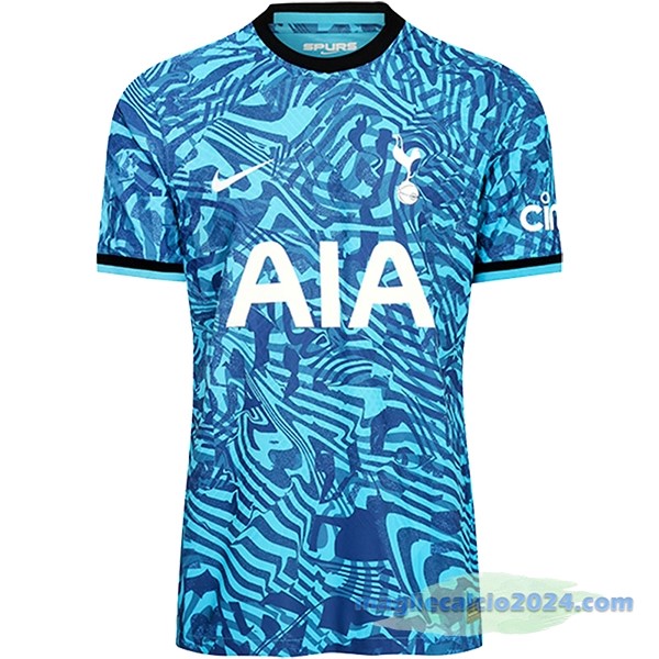 Thailandia Terza Giocatori Maglia Tottenham Hotspur 2022 2023 Azul Poco Prezzo