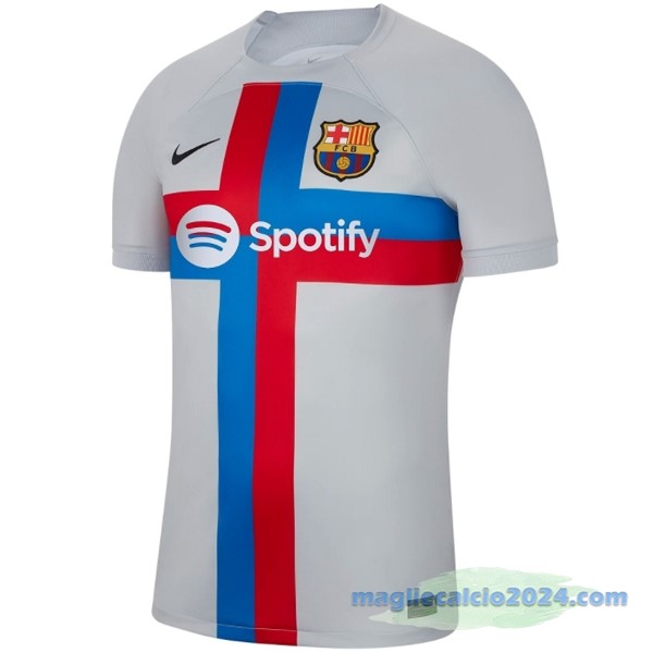 Thailandia Terza Maglia Barcelona 2022 2023 Grigio Poco Prezzo