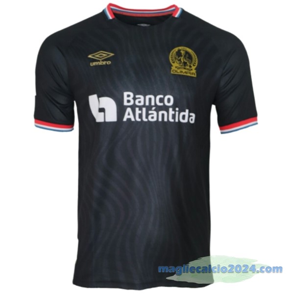 Thailandia Terza Maglia CD Olimpia 2022 2023 Nero Poco Prezzo